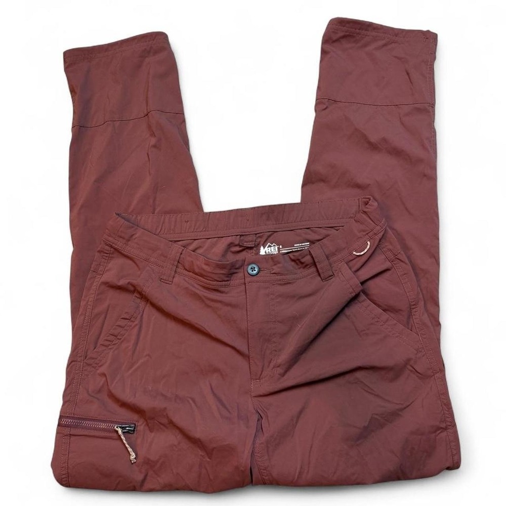 REI Co-op Women's Trailmade Pants Rust 6 Stretch Hiking Outdoor Pockets